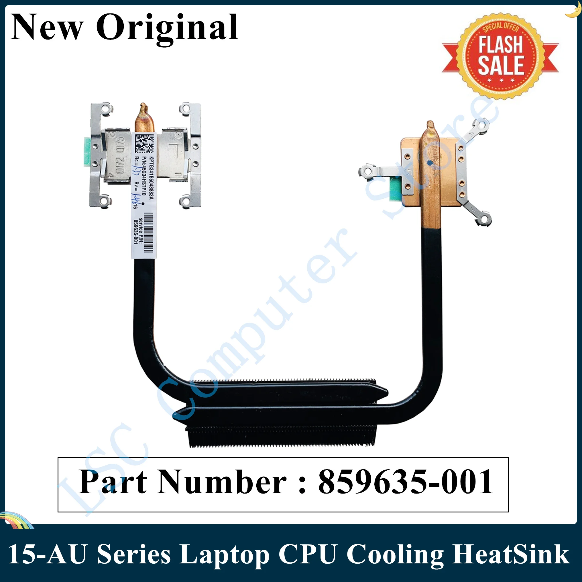 LSC новый оригинальный радиатор охлаждения процессора ноутбука серии HP Pavilion 15-AU
