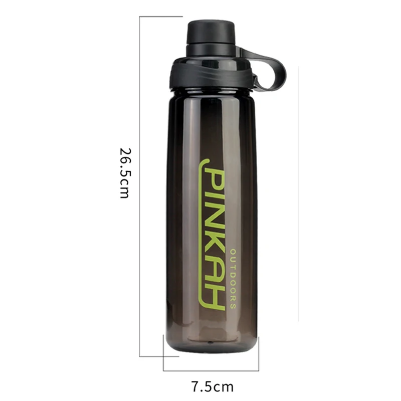 Бутылка для воды 860 мл пластиковая посуда напитков походов занятий спортом школы