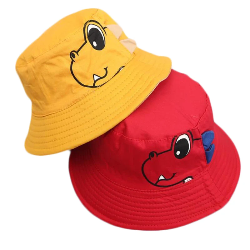 2019 Двусторонняя двухсторонняя мультяшная шапка в виде динозавра детской летней
