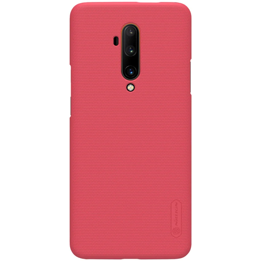 Для Oneplus 7t pro Чехол чехол NILLKIN приталенный Чехол s для Oneplus 7t pro Высокое качество Супер Матовый экран для Oneplus 7t pro - Цвет: Красный