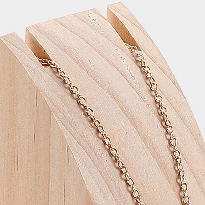 

Jewelry Necklace Display Stand Jewelry Pendant Clavicle Chain Storage Wooden
