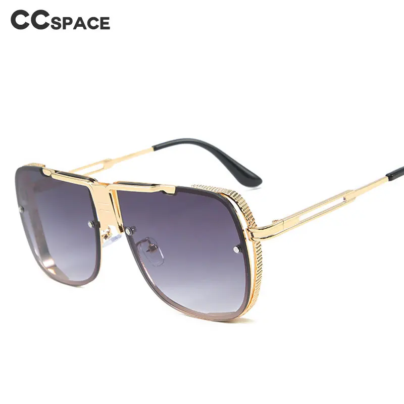 46354 полые авиаторы в большой оправе роскошные солнцезащитные очки для мужчин и