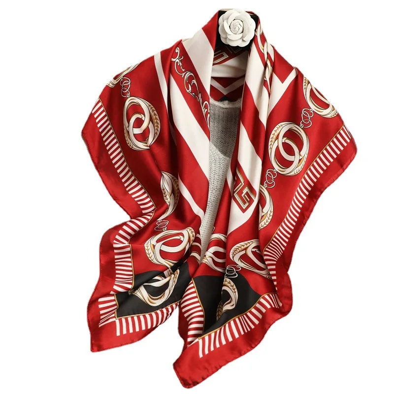 

scarf 100% silk feeling polyester wraps shawls soft scarves Neckerchief Hijab Headscarf Femalegirl bufanda mujer echarpes femme