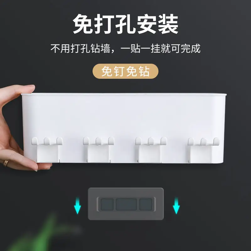 toothbrush holder wall set toothbrush cup mouthwash cup toothpaste squeezer tooth cup household washing table shelf free global shipping