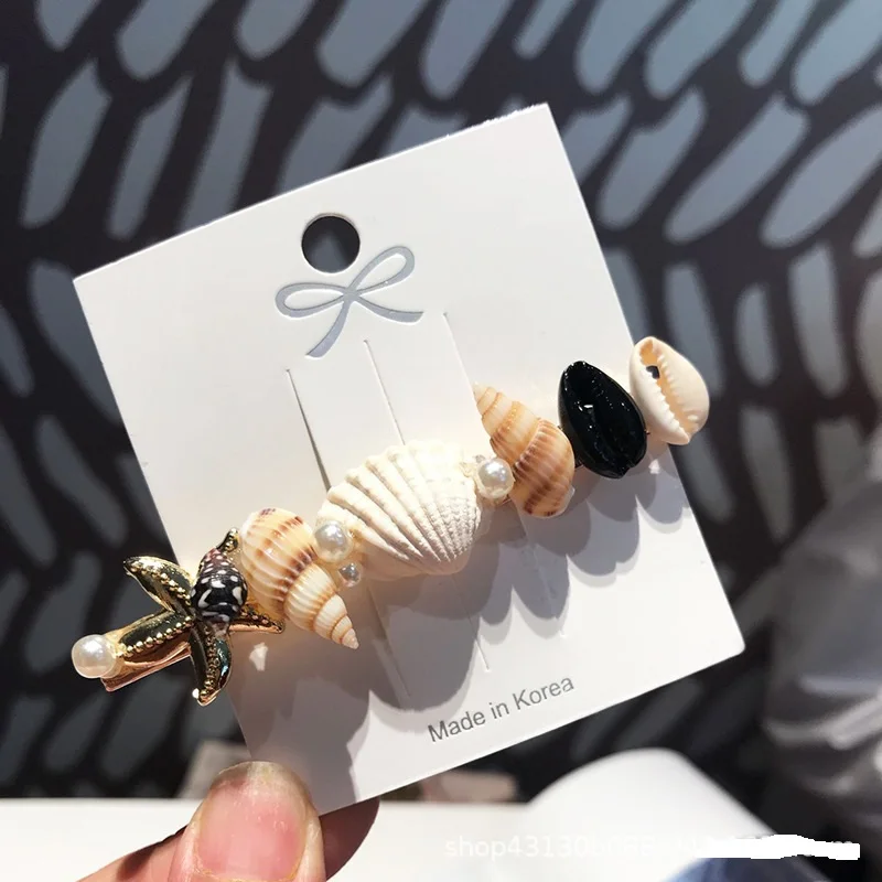 2019/Новинка Сезон лето Пляжная украшения для волос модные подражание жемчужная