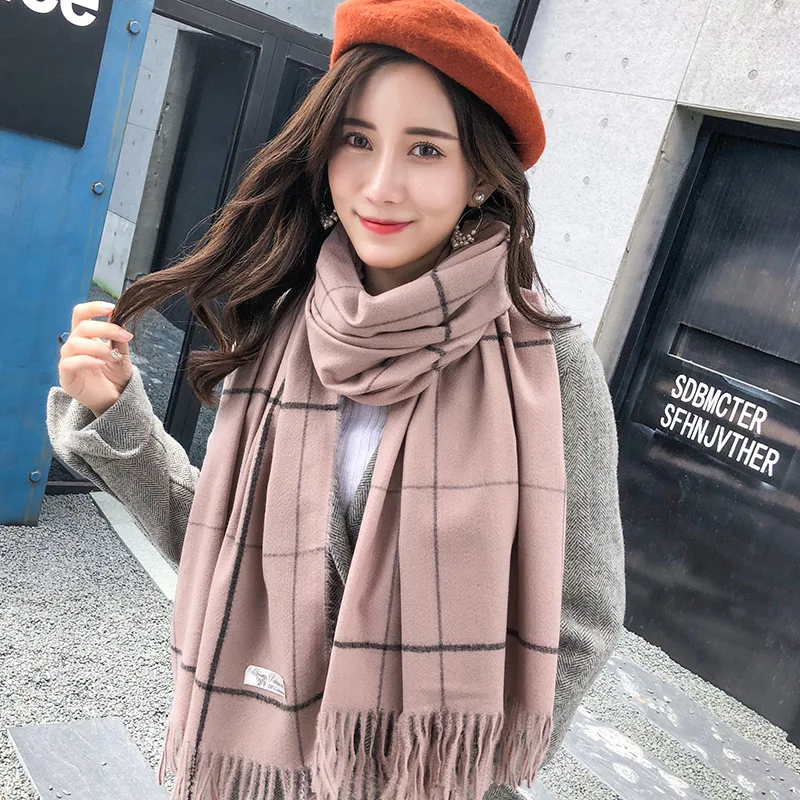 

Winter Scarf tessel Soft Warm Pashmina Scarves Female Shawl Wraps Bufanda borla echarpe hiver cicartiz invierno mujer cachecol