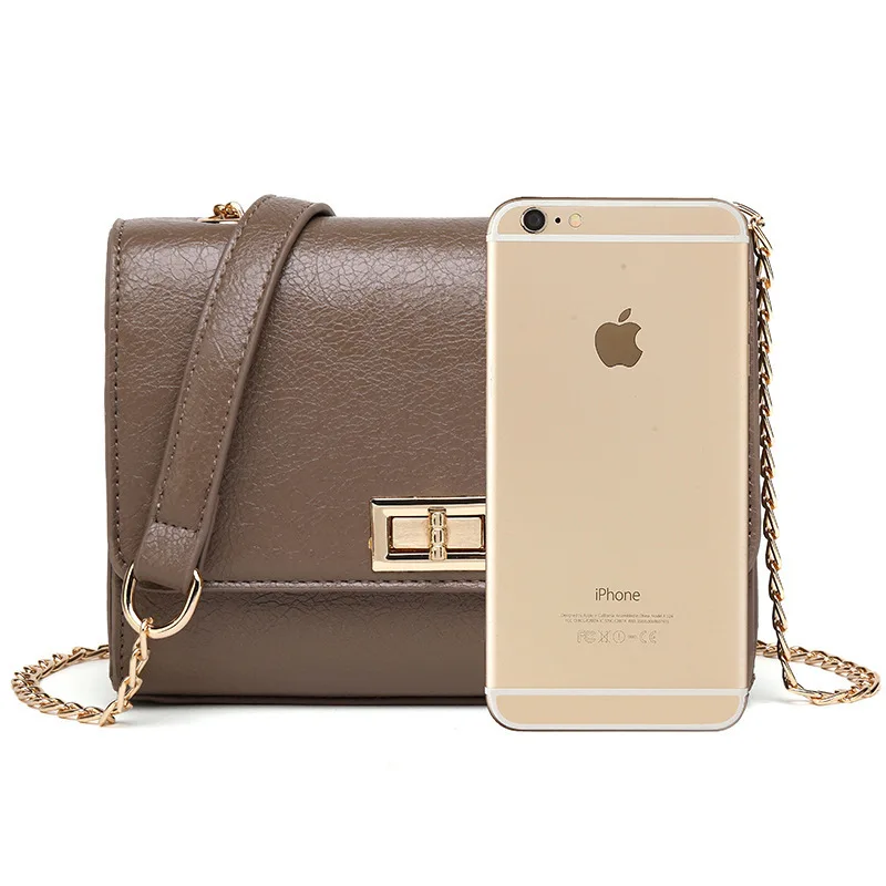 Модные маленькие сумки через плечо для женщин 2019 Мини из искусственной кожи