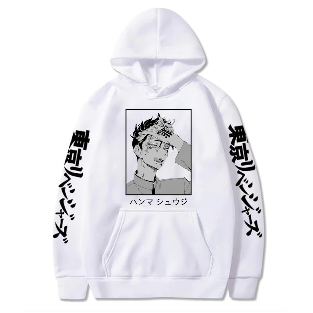 

New Japanese Anime Tokyo Revengers Harajuku Hoodies Men Autumn Winter Cool Shuuji Hanma Punishment Sin Printed Unisex Sweatshirt