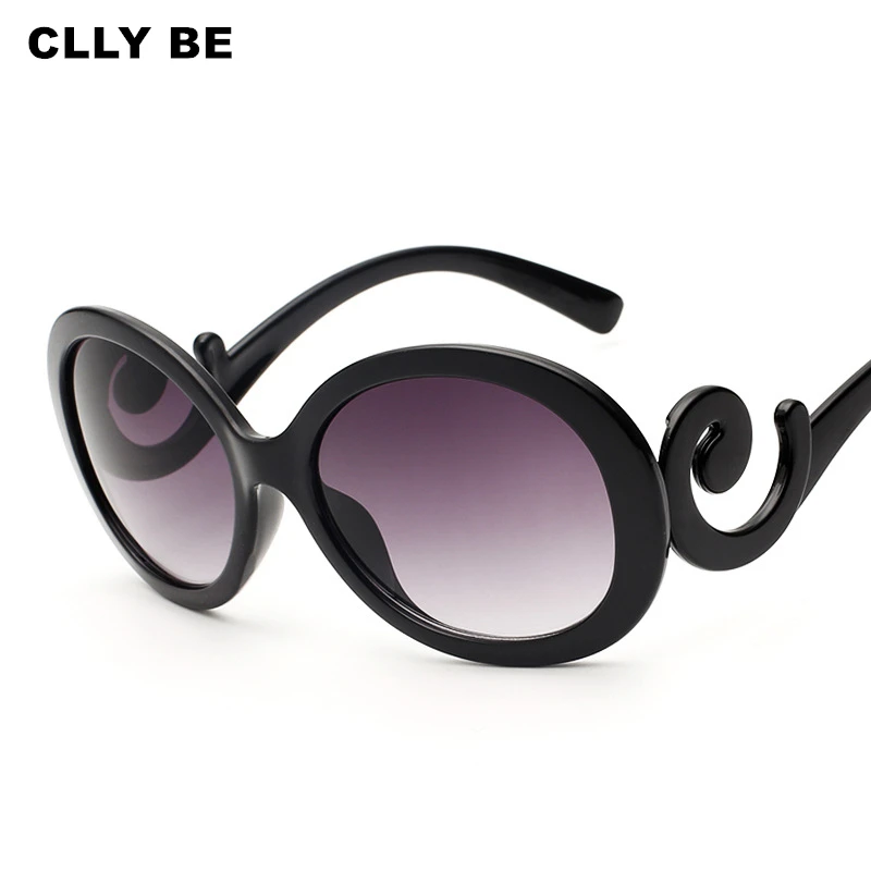 Роскошные круглый над Размеры d солнцезащитные очки Для женщин Винтаж большой