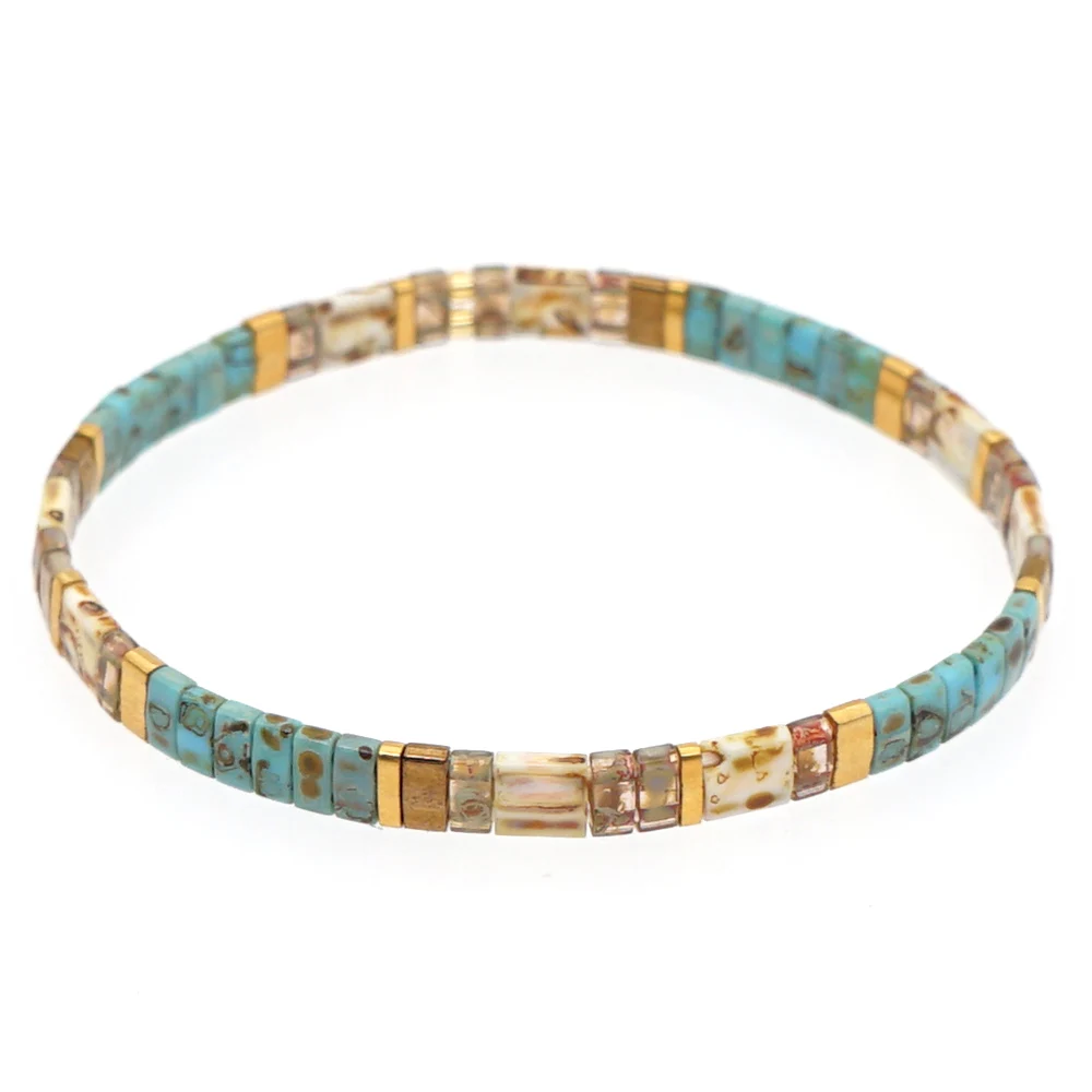 Go2boho Miyuki Tila браслеты с бусинами для женщин винтажный браслет мужские ювелирные