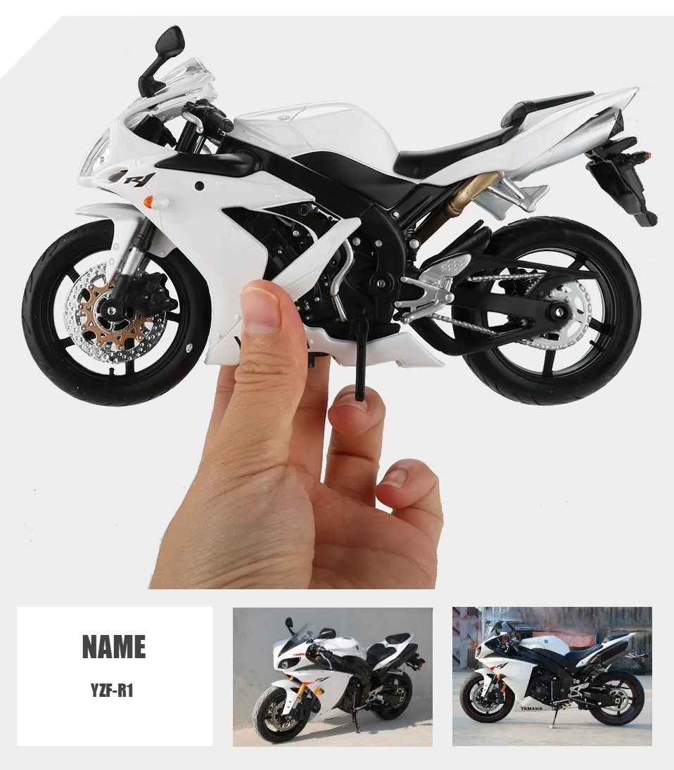 Maisto 1:12 модель мотоцикла Игрушка Сплав мотоцикл YZF-R1 Мотоцикл Мотокросс Внедорожник Игрушки для мальчиков коллекционный подарок