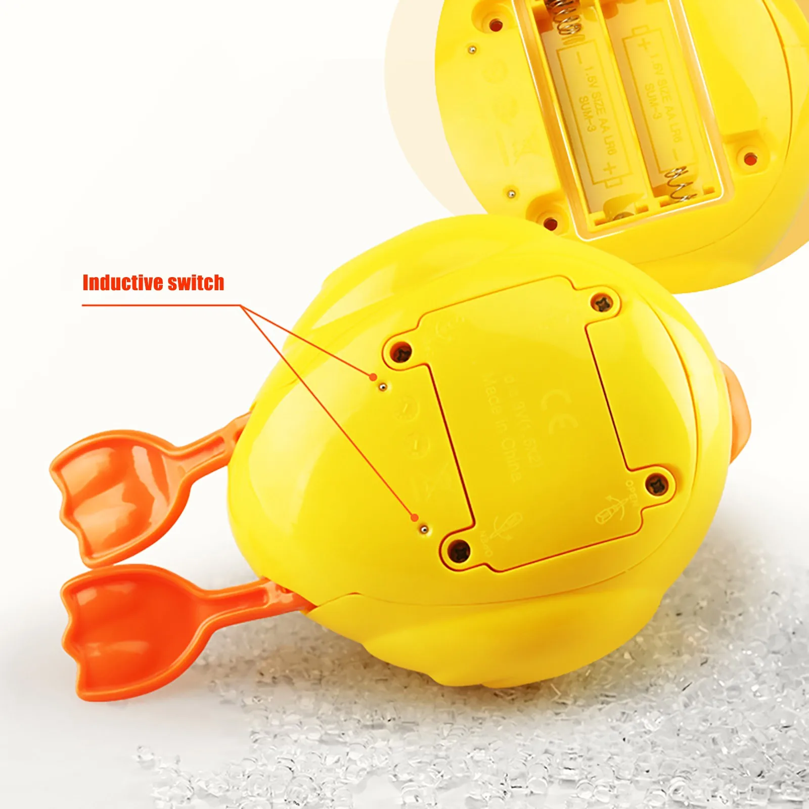 

Toys For Kids New Baby Bath Toy Swimming Ducks Water Floating Toy Electric Induction Water Toy Brinquedos