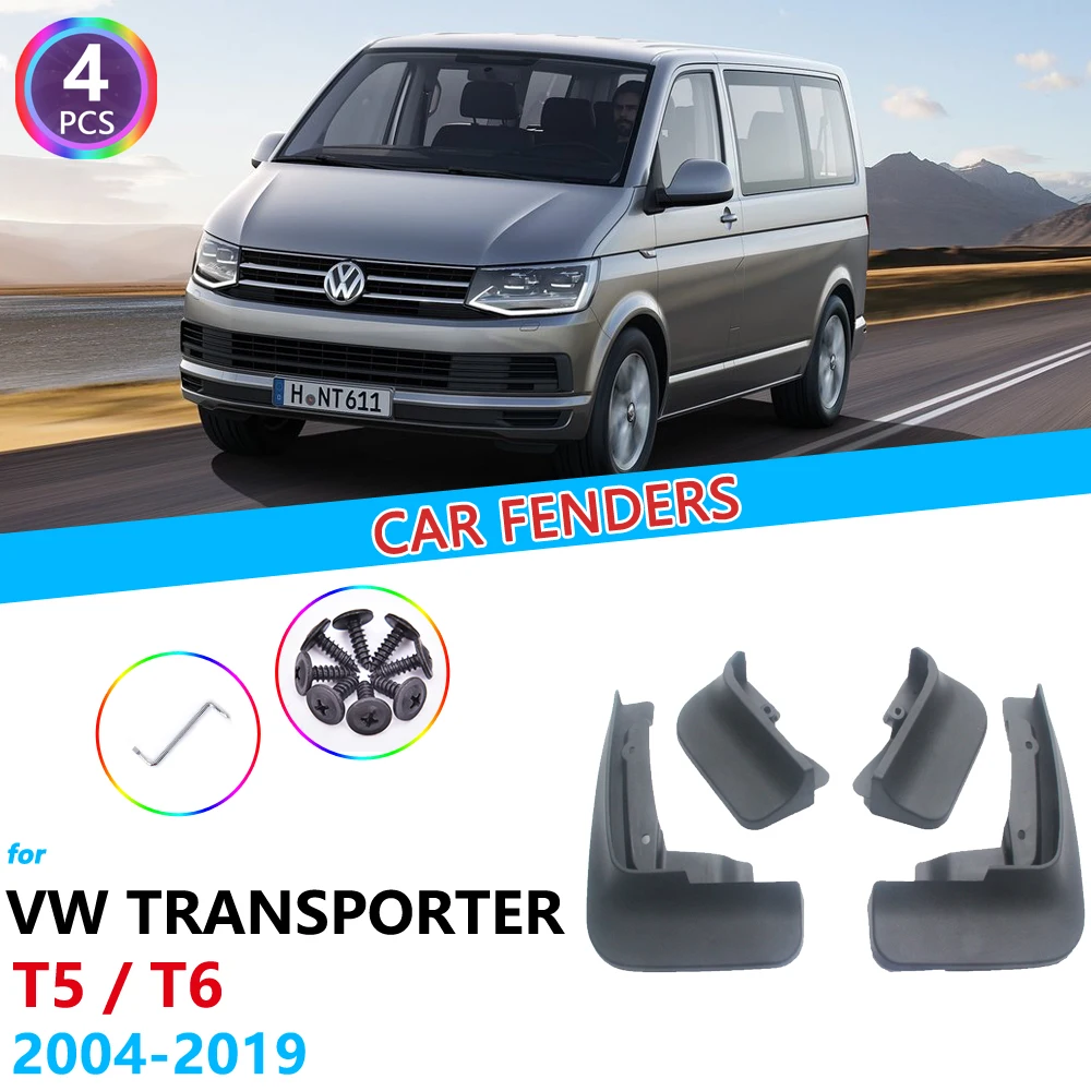 Брызговики для Volkswagen VW Transporter T5 T6 Caravelle Multivan 2004 ~ 2019 брызговики автомобильные
