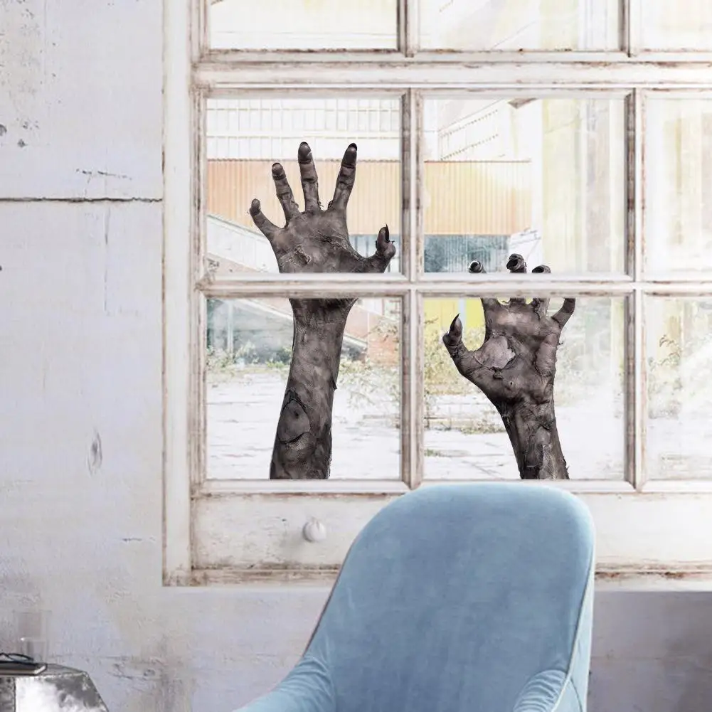 3D наклейка на стене Хэллоуин украшение привидение ручная съемные самоклеящиеся