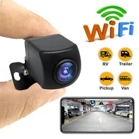 720p car rear view camera waterproof dash cam night vision reversing auto parking monitor wifi connection 170 wide angle camera