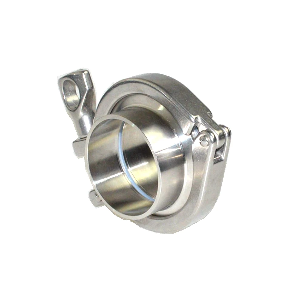 YQBS Triclamp SS гигиеническая Фланцевая труба сварочный зажим тройной PTFE или