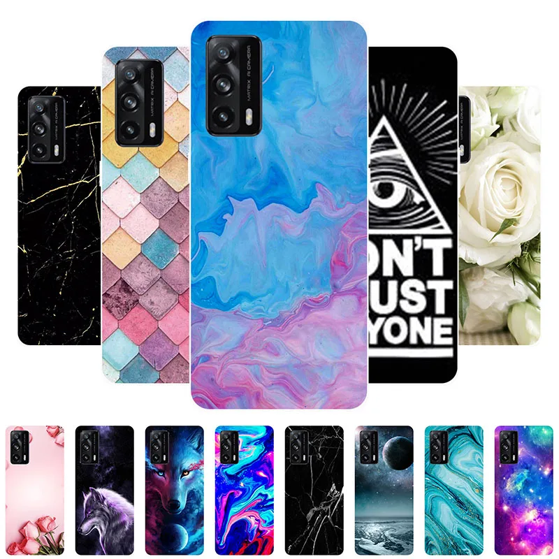 

For OPPO Realme X7 Pro Ultra Case Marble Soft Silicone Phone Cover for Realme X7 Pro Ultra Bumper Case Realme X7Pro Ultra 2021