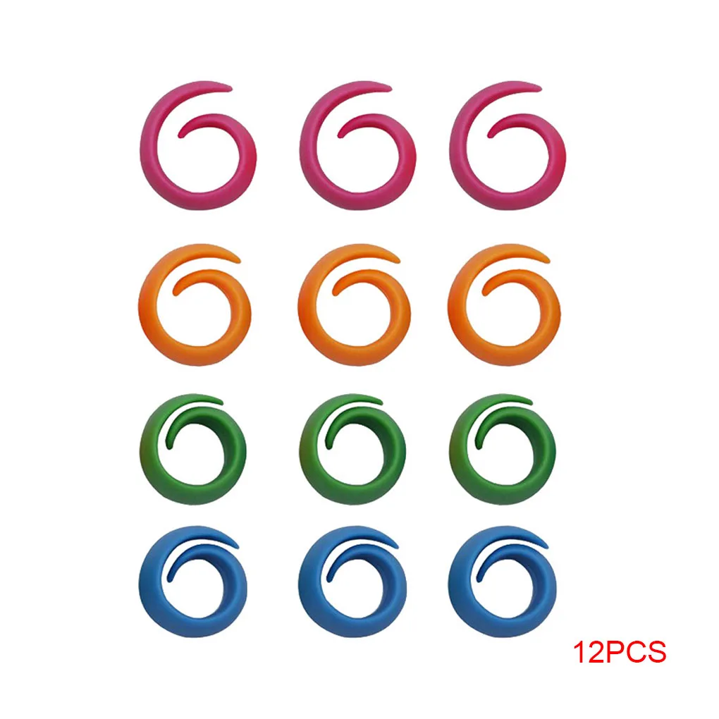 12 шт./компл. зажимы для катушки случайного цвета шпули защиты от намотки швейных