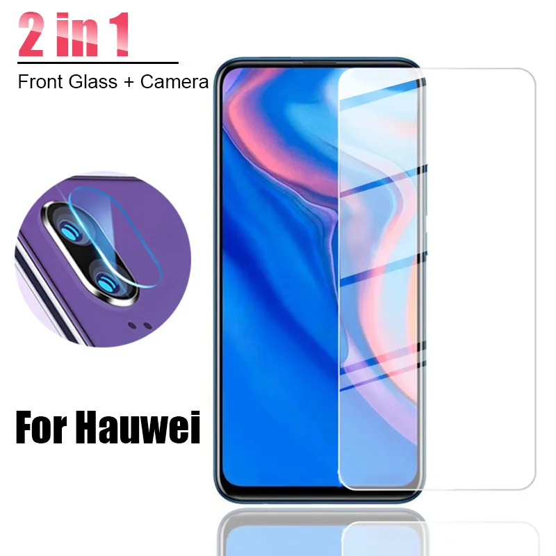 2 в 1 Защита экрана для huawei p Smart Z пленка объектива камеры на smart 2019 защитное стекло
