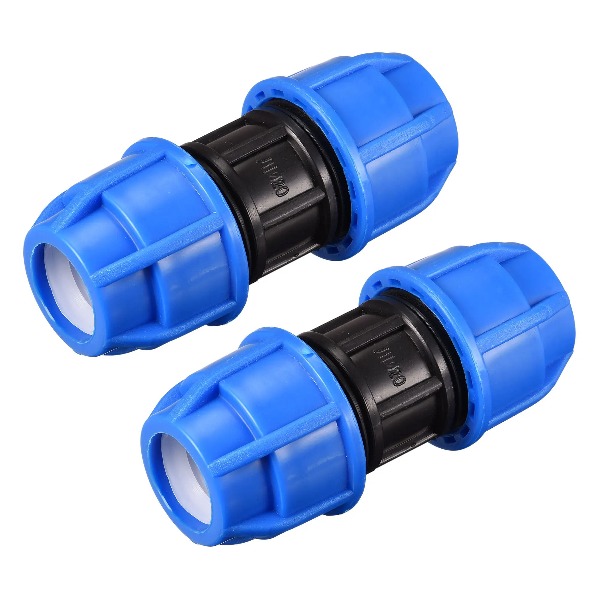 

Uxcell PE Tubing Straight Coupling Locking Fitting for 20mm Tubing Drip Tape Sprinkler System Blue Pack of 2