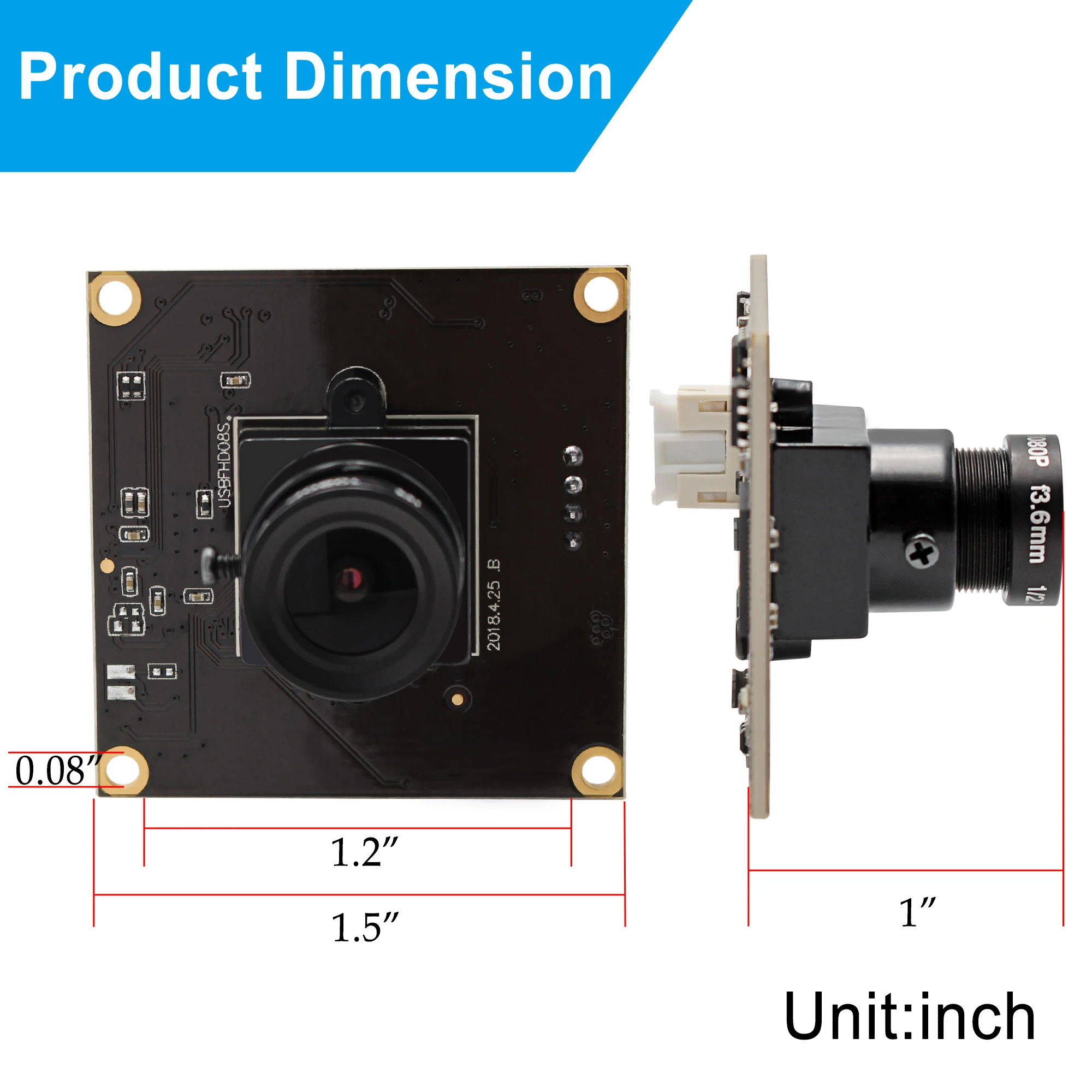 Модуль камеры 1080P 60fps CMOS OV4689 Full HD Usb плата для мини Windows Android Linux MAC USB веб