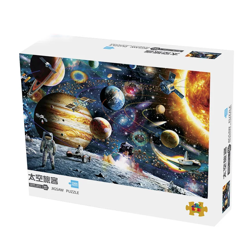 Головоломки 1000 штук для взрослых космическое путешествие Puzle Brain Pazzle Toy Puzzle |