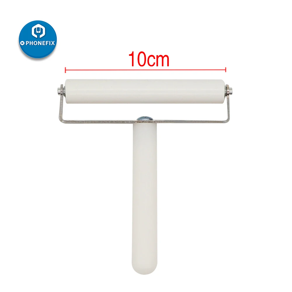 8/10CM Metal Handle Silicone Roller Mobile Phone Screen Protector Film Pasting LCD OCA Tools | Инструменты