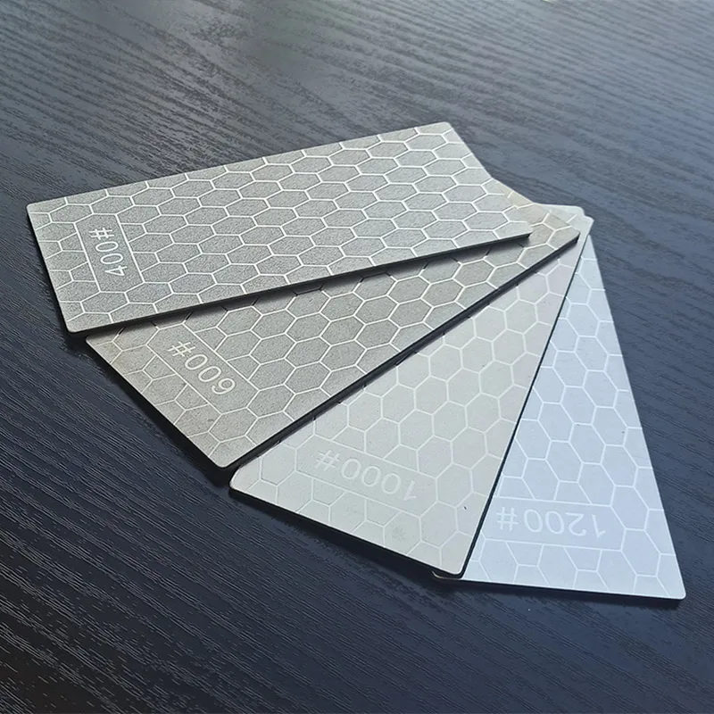 

Diamond Sharpening Stone Knife sharpener 150*65*2.5mm Ultra-thin Honeycomb Surface Kitchen Grinding Tool Knife Whetstone