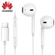 Original Huawei USB Type-C Earphones with Mic In-Ear earphone for Huawei Mate 10 / Mate 10 Pro Honor 9 Smartphones