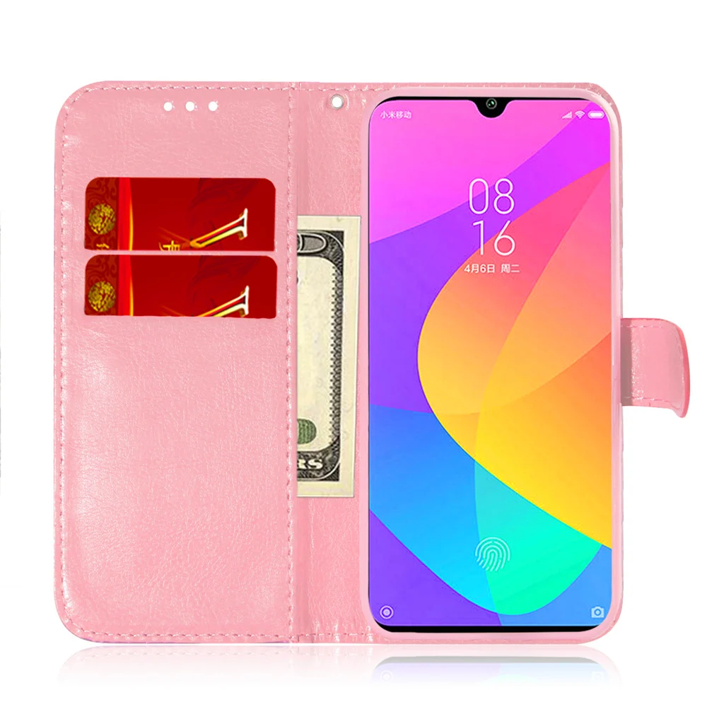 Color drawing Dazzle Flip Wallet Phone Case For Xiaomi 9T CC9 CC9E A3 A2 Lite Redmi 7 7A 6A 6 Pro Y3 K20 Note 7S Cover | Мобильные