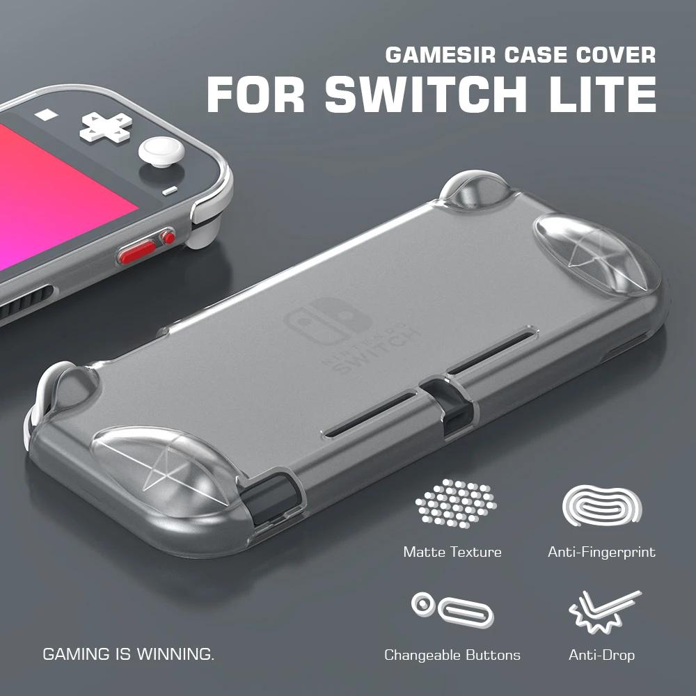 Защитный чехол GameSir для Nintendo Switch Lite матовая текстура защита от отпечатков пальцев
