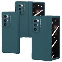 armor hard cover hinge all inclusive case for xiaomi mi mix fold 360 full body protect with screen tempered glass film fold case