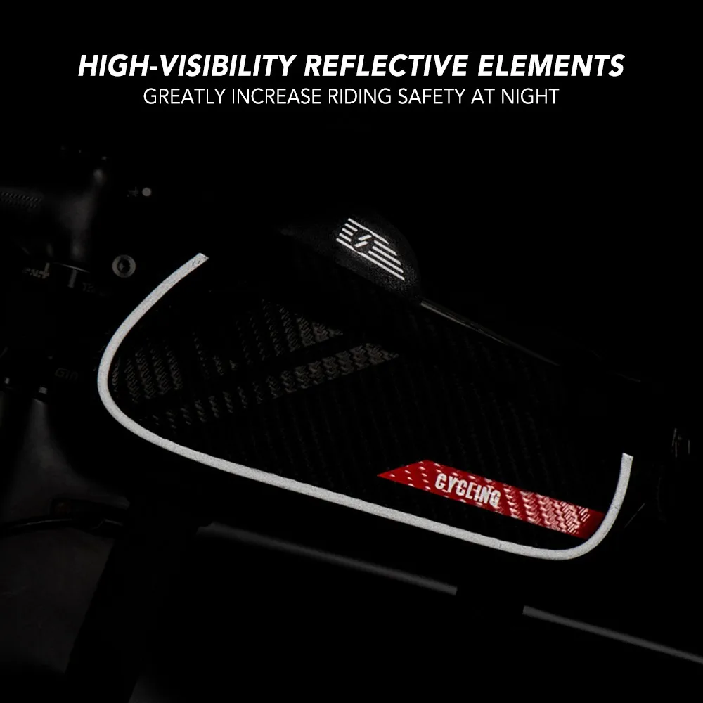 

Bicycle Phone Mount Bags Waterproof Front Frame Top Tube Bag with Touch Screen Phone Holder Case Cycling Bike Phone Tool Storage