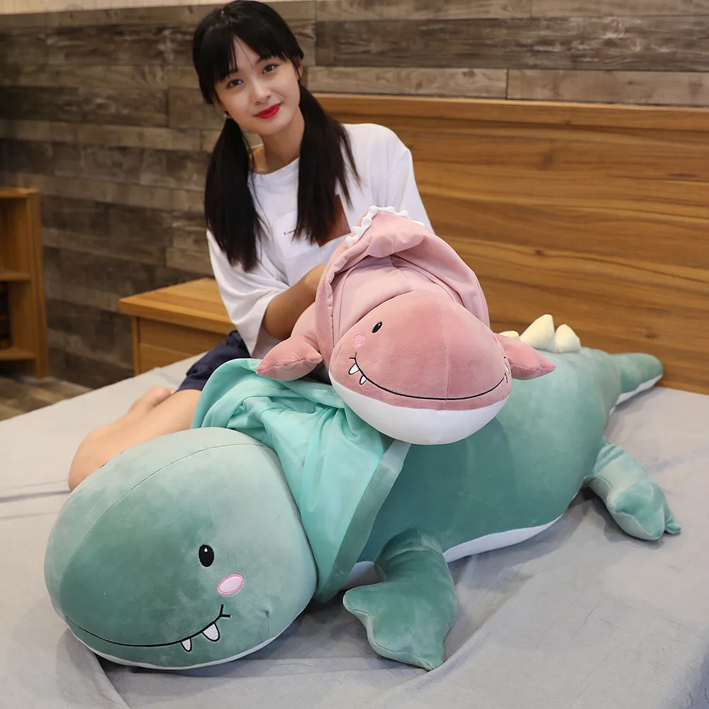 New Dinosaur Crocodile Boyfriend Pillow Soft High Elastic Maternity Cute Cartoon Animal Body Sleep Pillows Funny Gift | Дом и сад