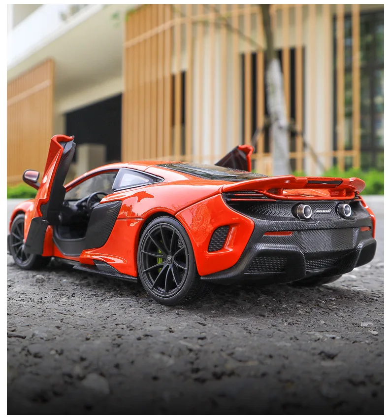 Welly 1:24 mlaren 675LT украшение автомобиля коллекция Подарочная игрушка Литье под давлением модель игрушка для мальчиков