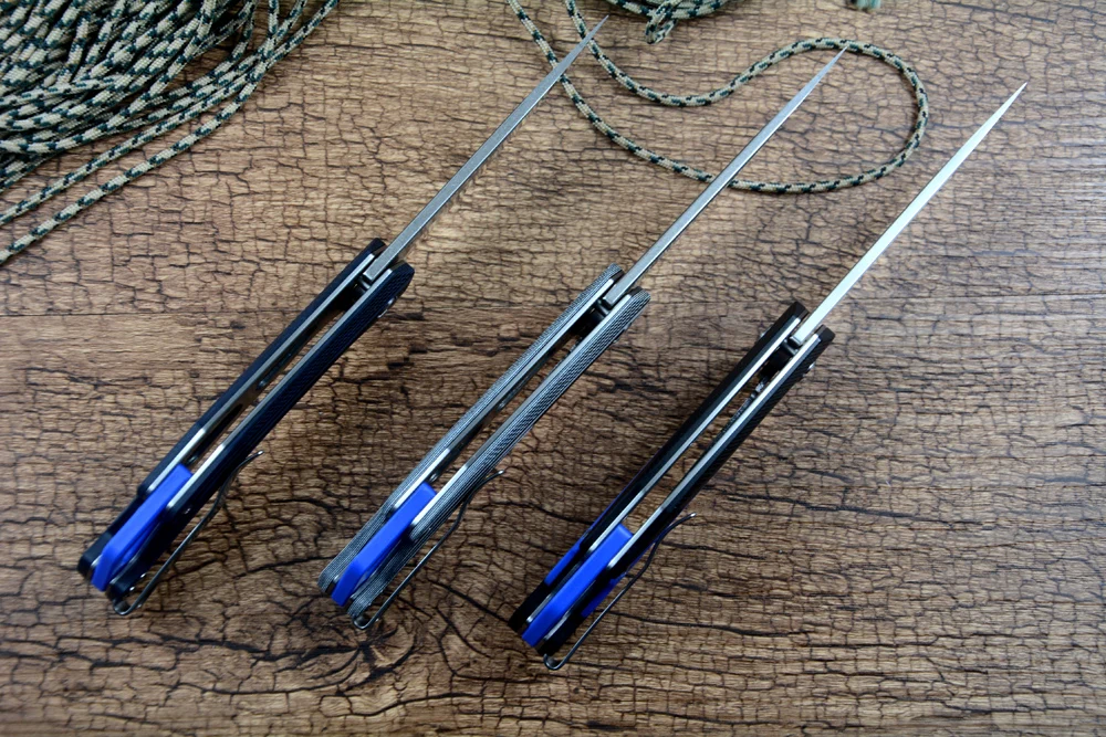 Охотничьи карманные ножи YSTART шайба с подшипником лезвие из стали D2 рукоятка G10 3