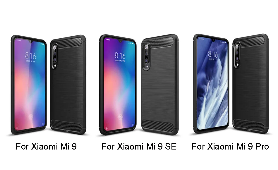 Силиконовый чехол для Xiaomi mi 9 SE mi 9 Pro силиконовый мягкий ТПУ/углеродное волокно противоударный чехол для Xiaomi mi 9 SE чехол