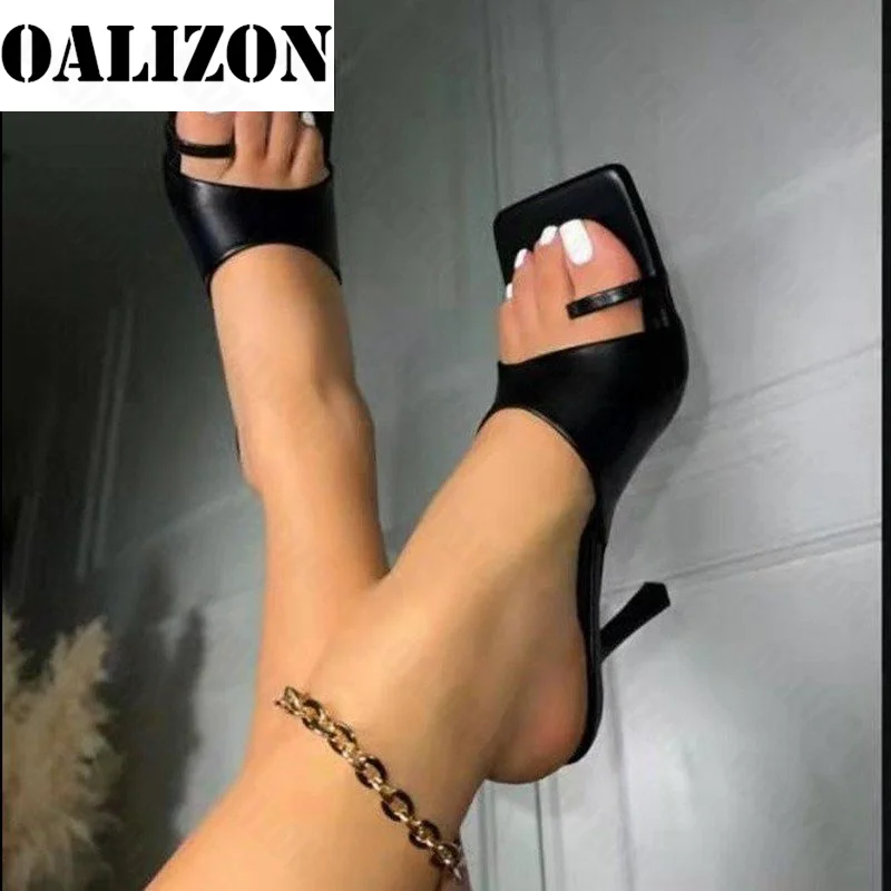

2022 Spring Summer Sandals High Heels Slipper Women Shallow Rome Slides New Fashion Female Flip Flops Clip Toe Beach Mules Shoes