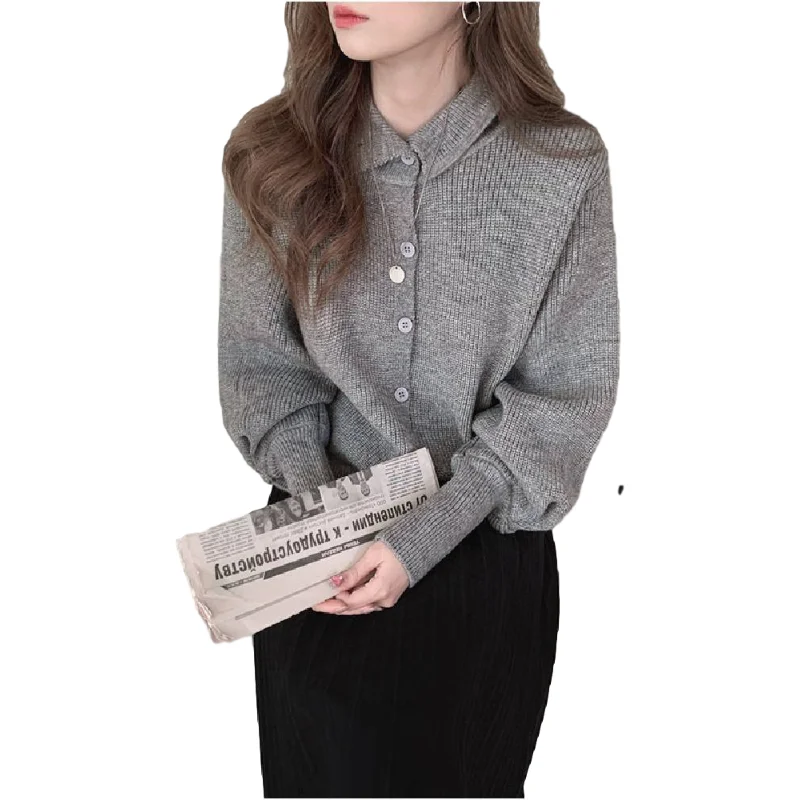 

New Oversize Womens Sweaters Autumn Vintage Cardigans Loose Winter Sweater Knitted Plus Size Women Cardigan Knit Button Loose