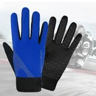 мото перчатки Водонепроницаемые мотоциклетные перчатки, дышащие Нескользящие митенки для работы с сенсорным экраном, для мужчин и женщин, спортивные велосипедные перчатки, 1 пара