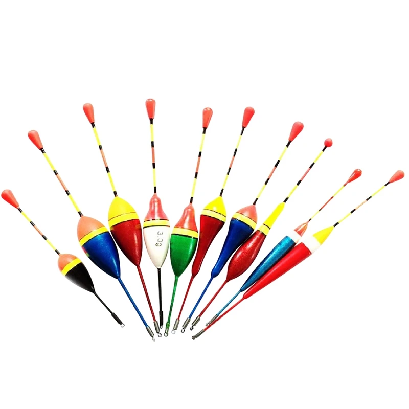 10 шт. набор поплавков для рыбалки буй поплавок колеблющийся смешанный размер