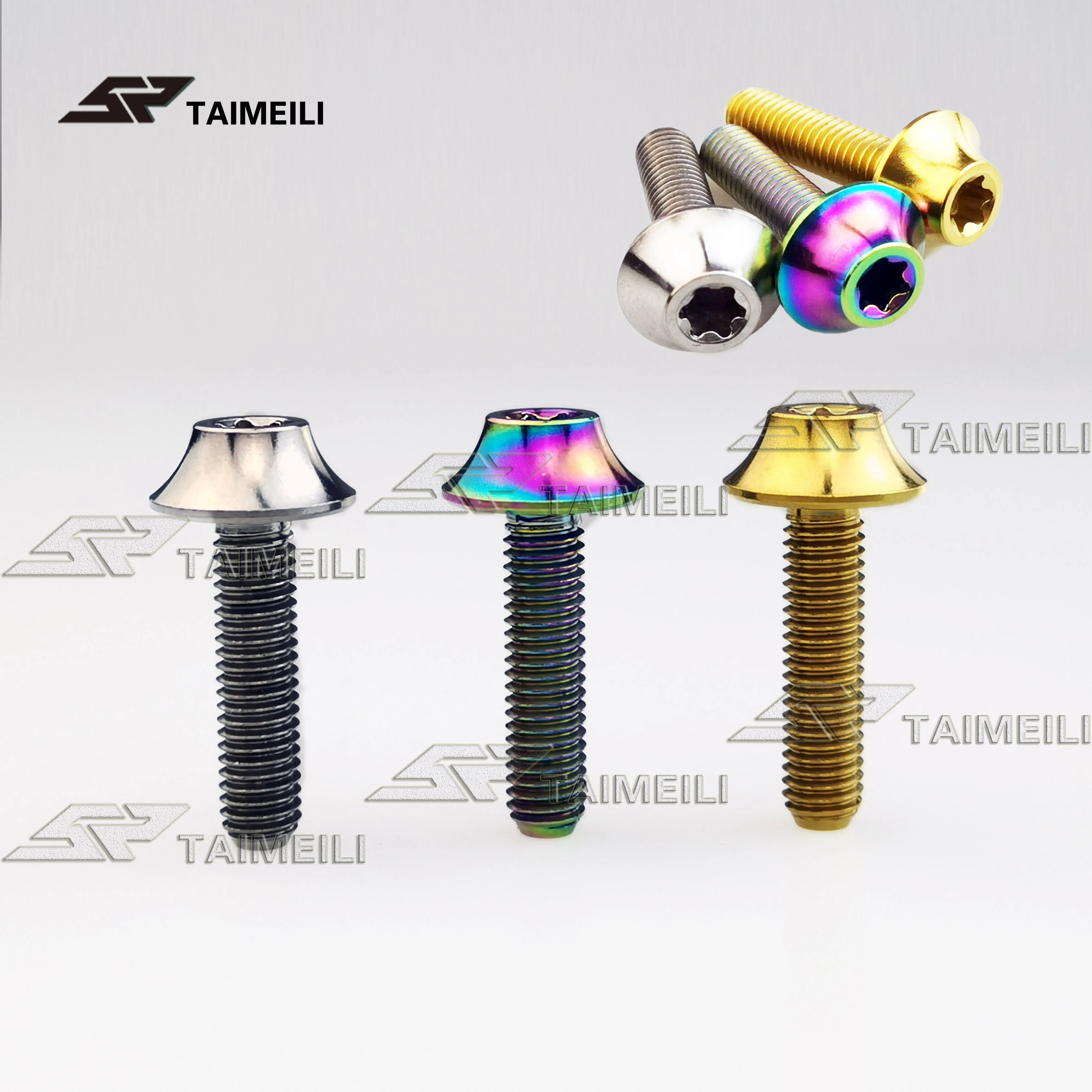 Титановый болт с сливой цветок для украшения головы Тип M5x20mm 2шт/4 шт/8 шт