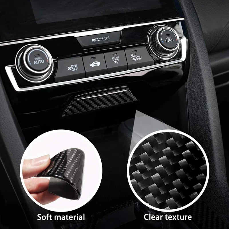 Для 10Th Gen Civic Real Carbon Fiber светильник подушки безопасности для пассажиров