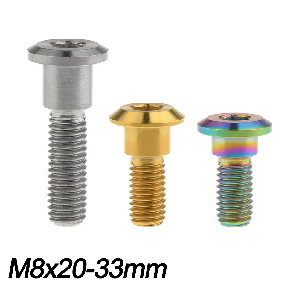 Титановые болты M8X20 22 30 33 мм фиксированные винты для мотоцикла тормозной диск