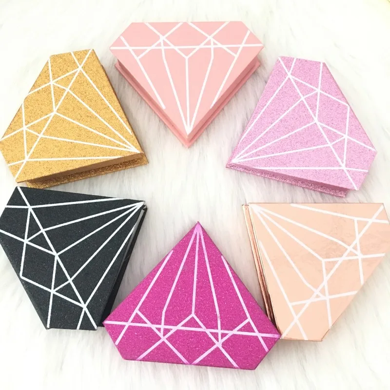 Коробка для ресниц 10 шт./лот ресницы с бриллиантами упаковка подходит обычных