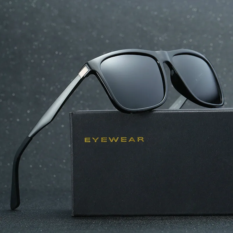 Новый дизайн ультралегкие TR90 поляризационные солнцезащитные очки для мужчин и