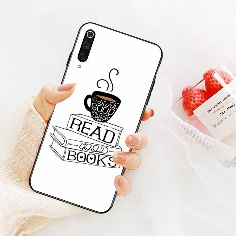 PENGHUWAN книги и кофе ТПУ Мягкий силиконовый чехол для телефона Xiaomi Mi9 9SE 8SE Pocophone F1 Mi8