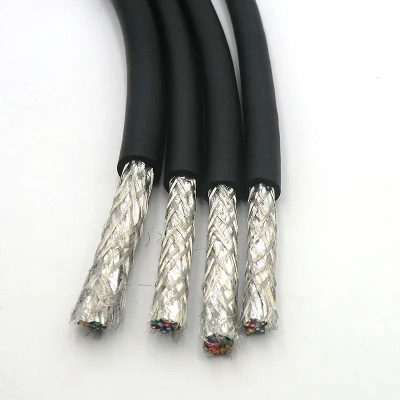 12-жильный гибкий экранированный кабель для витой пары 0 14 485 мм² энкодера 26awg 24awg