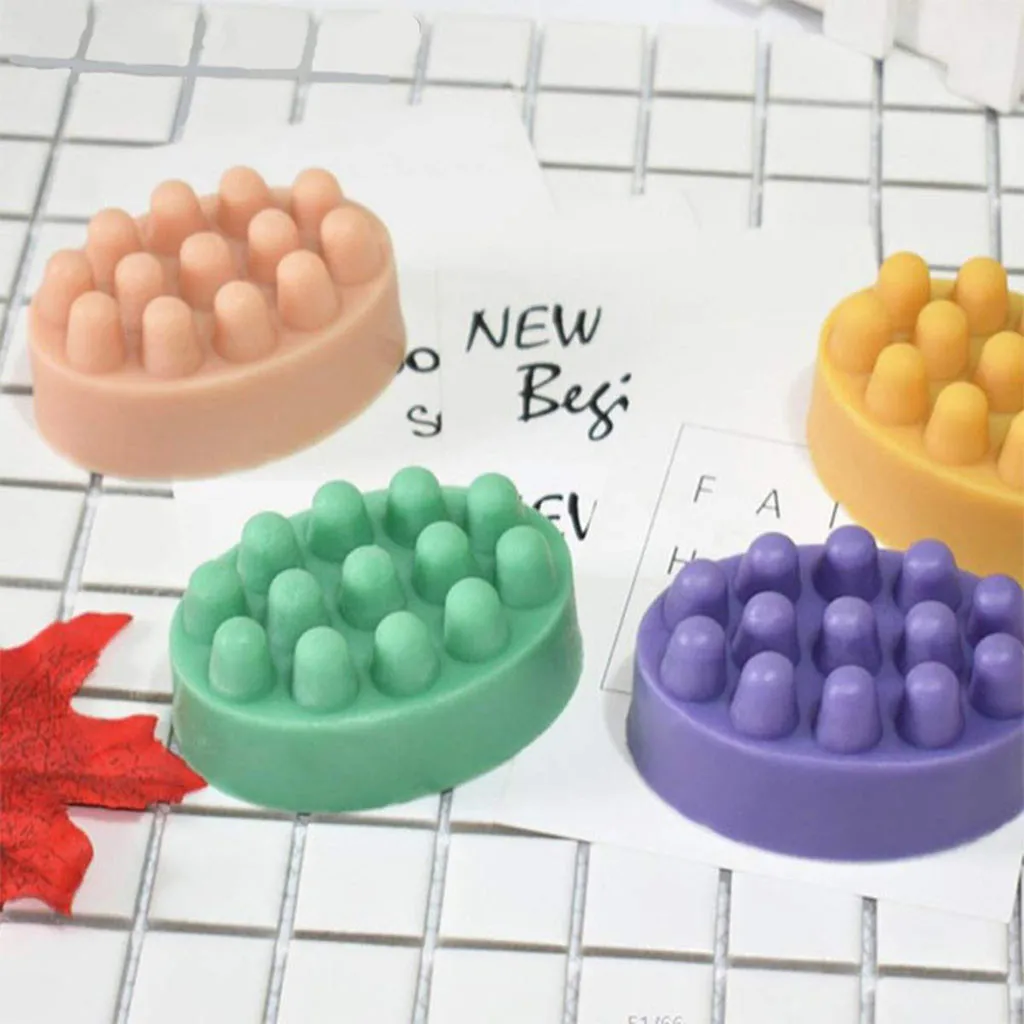 4 силиконовые полости мыло Плесень Для ручная работа производство мыла формы 3D