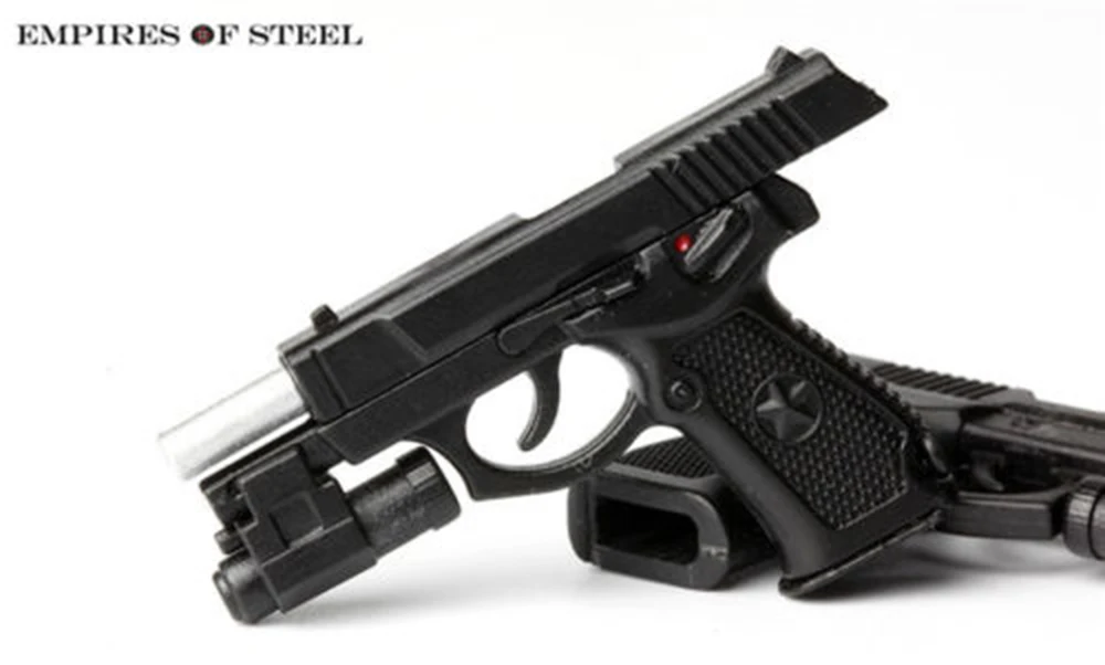 

NEW 1/6 Scale action Figure Weapon Accessory Semi-automatic QSZ92 Pistol Hand Gun Weapon Model Toys for 12" Action Figure